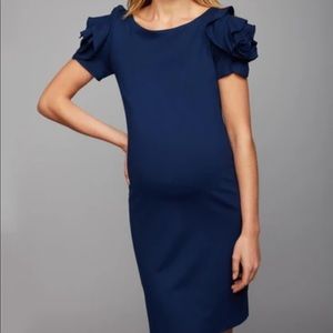 Pietro Brunelli maternity dress in navy EUC